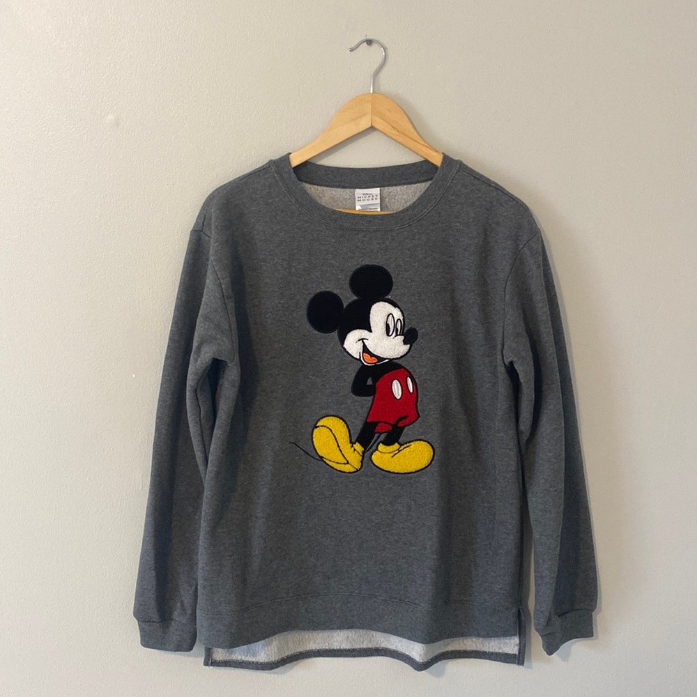 Disney Mickey Mouse grey sweatshirt size L